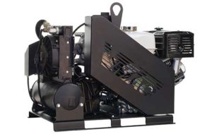 Petrol Driven skid mount mobile Air Compressor 30cfm