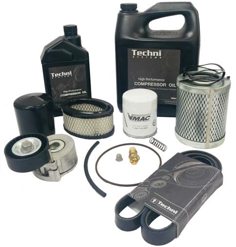 Original VMAC VR70 Engine Mounted Air Compressor Techni Systems Servicing